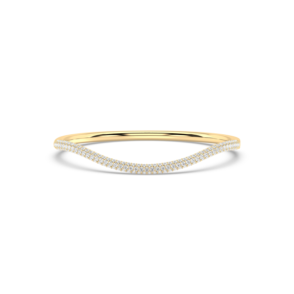 Corallium Lab Grown Diamond Bangle Bracelet