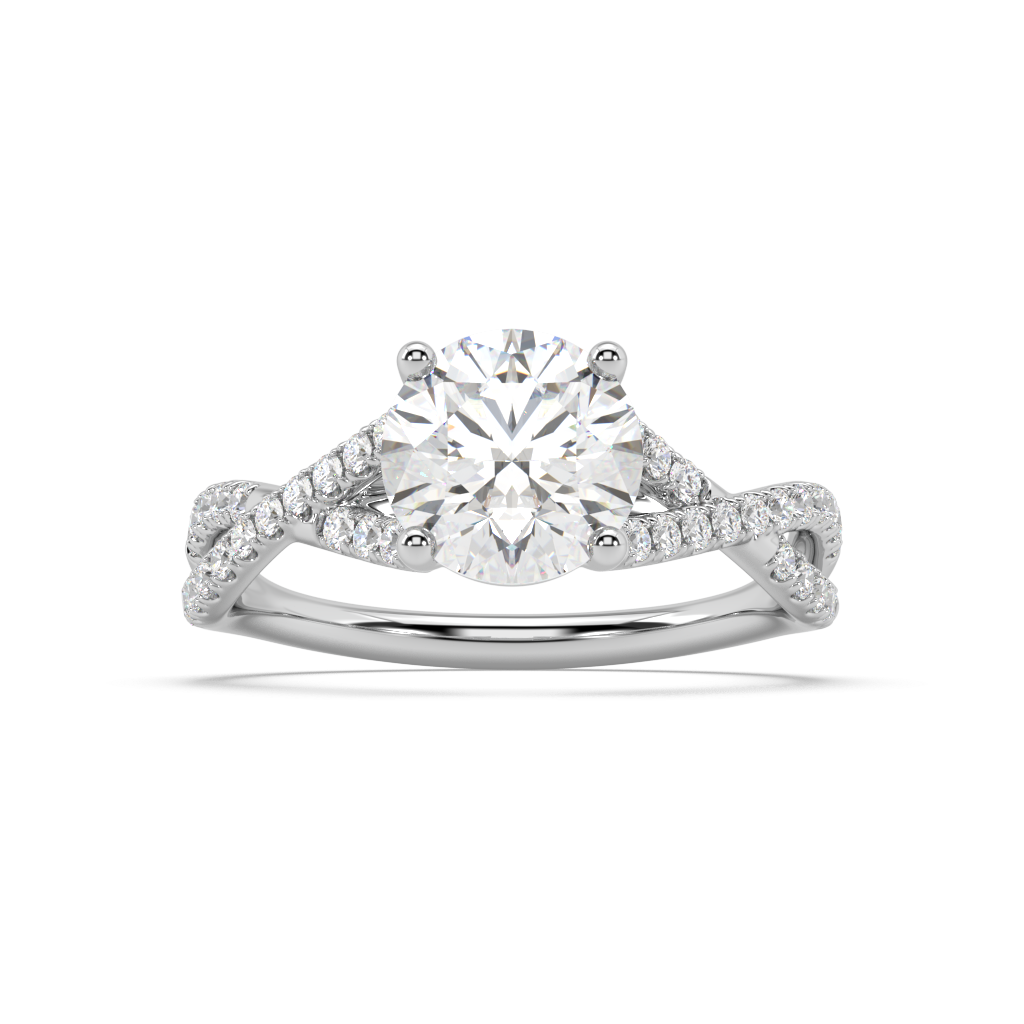 Amèlie Twist Lab Grown Diamond Engagement Ring