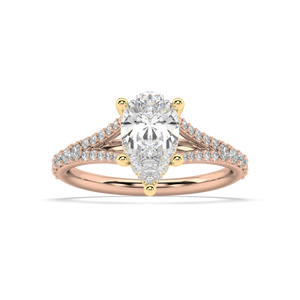 Margot Split lab grown diamond Engagement Ring