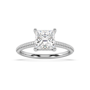Isabella Cathedral lab grown diamond Engagement Ring