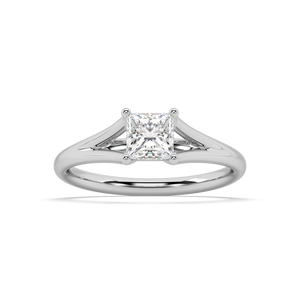 Margot Split natural mined diamond Engagement Ring