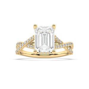 Amelie Diamond Ring - Twist Engagement Ring USA