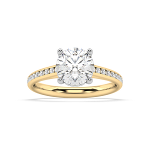 Isabella Cathedral lab grown diamond Engagement Ring