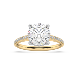 Isabella Cathedral lab grown diamond Engagement Ring