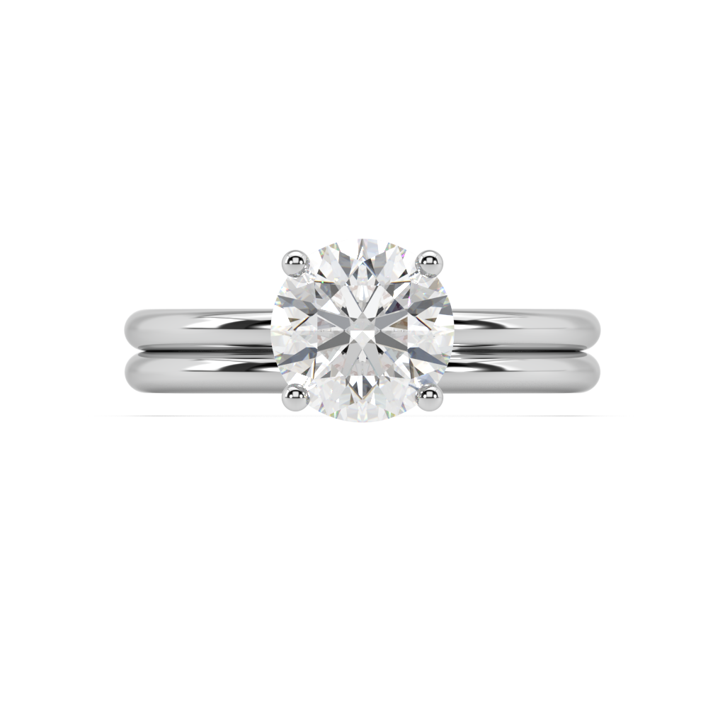 Camille Classic natural mined diamond Engagement Ring