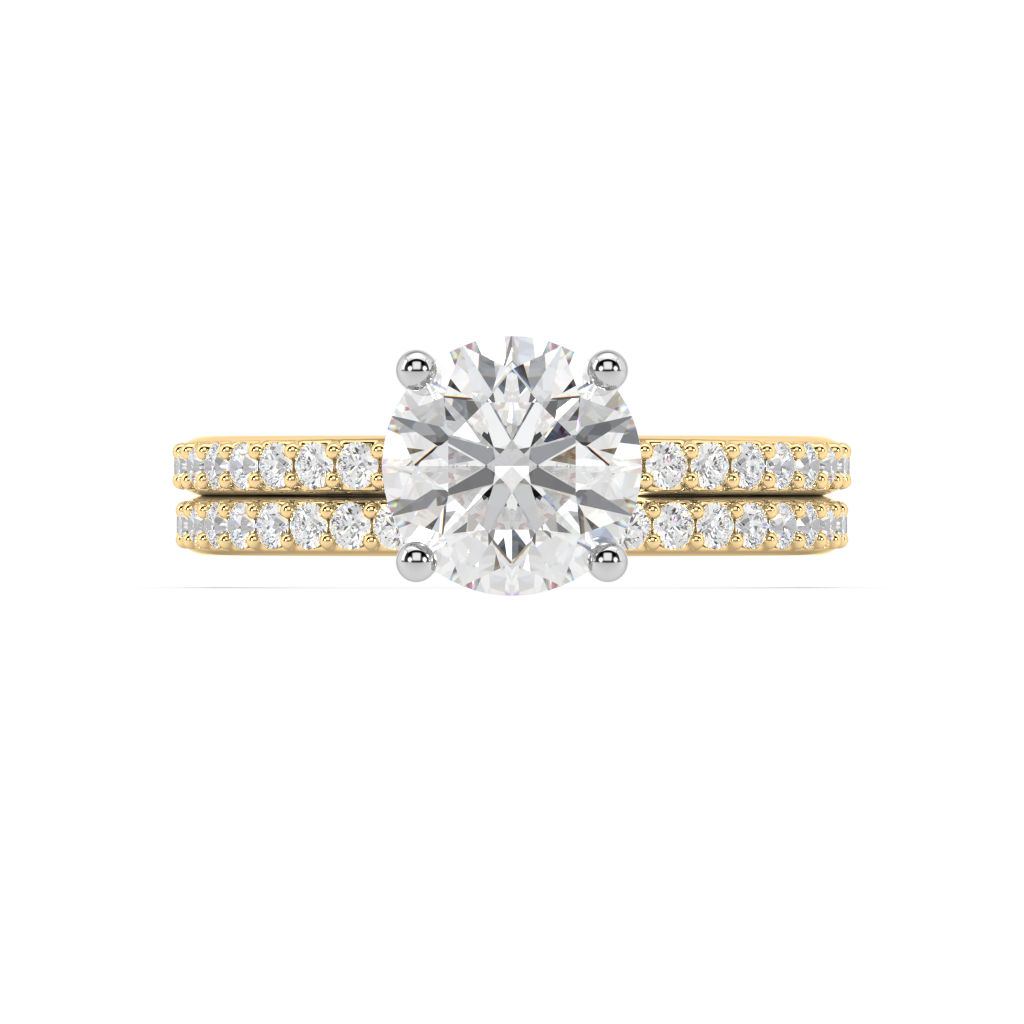 Camille Classic natural mined diamond Engagement Ring