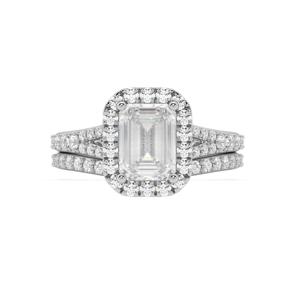 Margot Split lab grown diamond Engagement Ring