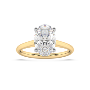 Isabella Cathedral lab grown diamond Engagement Ring