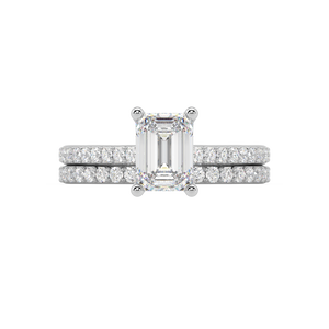 Isabella Cathedral lab grown diamond Engagement Ring