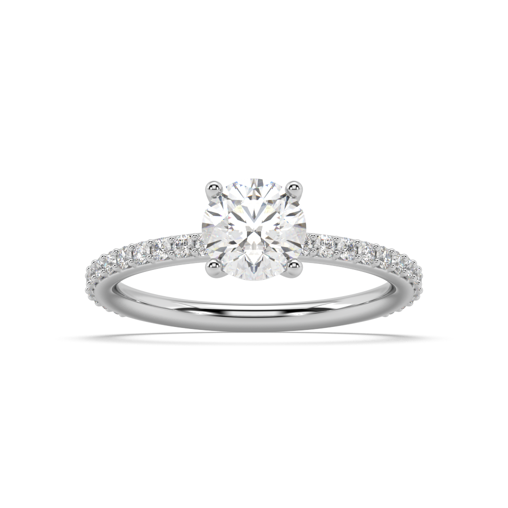 Camille Classic natural mined diamond Engagement Ring