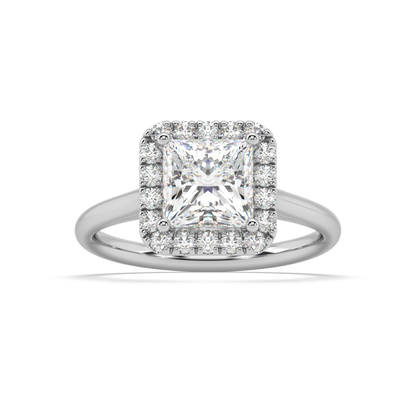 Isabella Cathedral lab grown diamond Engagement Ring